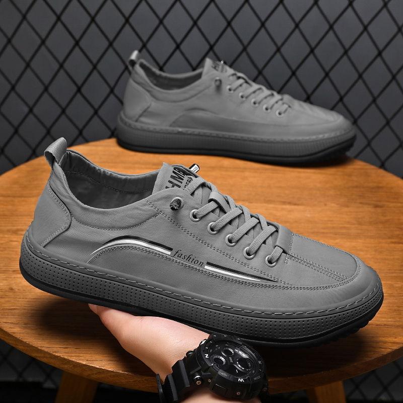 New Men's Shoes Board Shoes Umbrella Cloth Surface Breathable Comfortable Shallow Shoes Casual Fashionable Stylish Outfit plus Size Men's Shoes