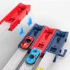 Children's assembled racing catapult track alloy car parent-child interactive inertial sliding children's toy set