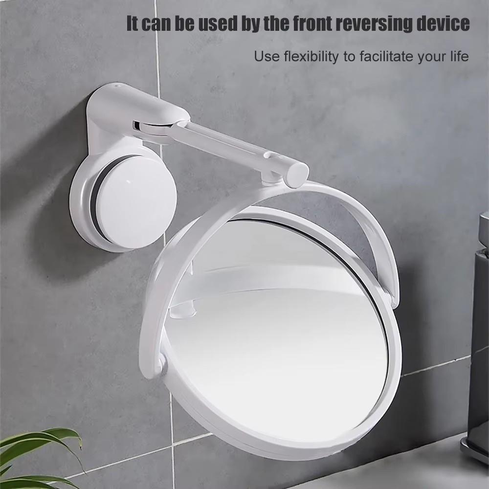 Double Side Extend Bathroom Mirror Without Drill Cosmetic Makeup New Wall Mirror  Bathroom