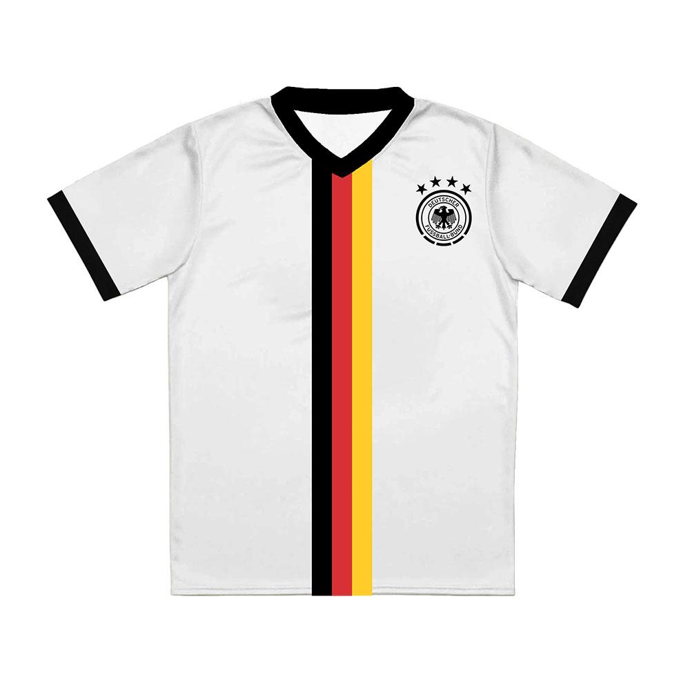 Men Clothing Deutschland 26 Football Tee Soccer World Game Germany Jersey V-neck Loose Summer Unisex T-shirt Graphic Print Merch