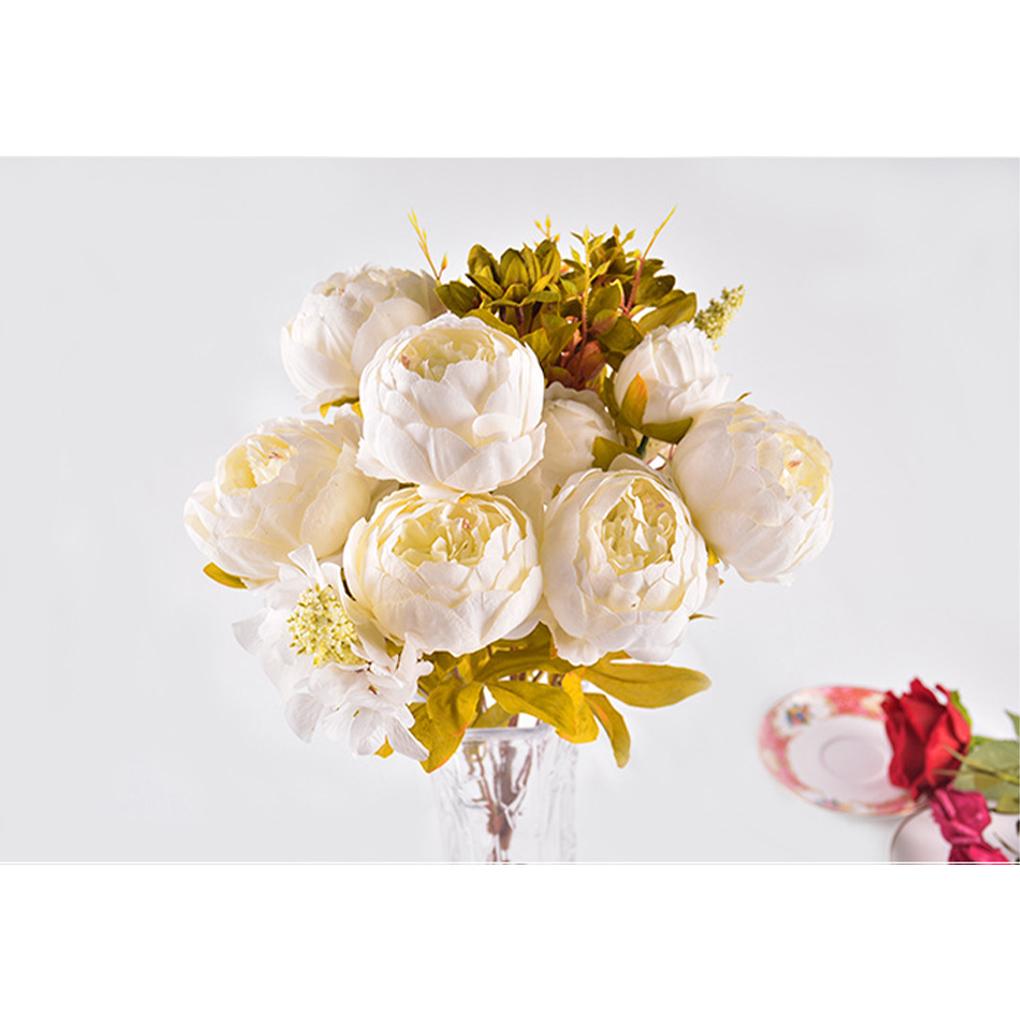 Artificial Peonies Flower Bouquet Low Maintenance And Elegant Bouquet Artificial Flower Flowers