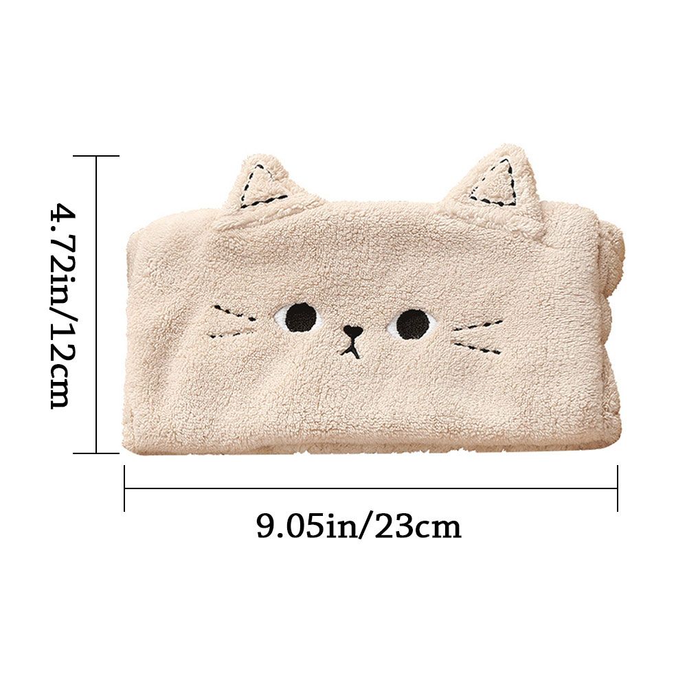 Elastic Coral Fleece Hair Accessories Turban Cat Hairbands Headwear Wash Face Headbands
