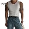 Uomo Estate Sport Gilet O Collo Filo Stile Americano Buona Traspirabilità Tinta Unita Senza Maniche Assorbimento Del Sudore Pullover Palestra Fitness Jogging Canotta