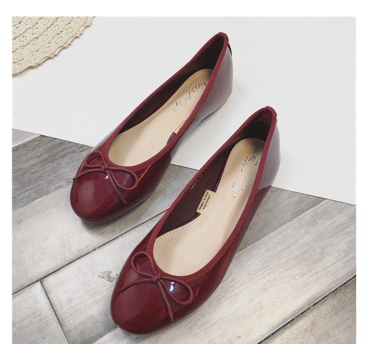 

Модные Элегантные Балетки с Бантом Женские Лакированные Туфли-лодочки на Плоской Подошве Мелкие Слипоны Женские Балетки с Круглым Носком Мокасины Платье Повседневные Лоферы 5 чёрный