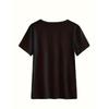 Hairstylist Hairapist Hairdresser Hair Stylist Wildflower T-Shirt Graphic Tee for Women, Round Neck Short Sleeve Casual Tops
