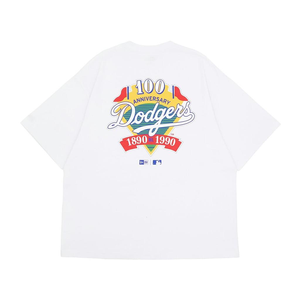 NEW ERA Los Angeles Dodgers MLB Patch Heritage Oversized Cotton White 14683915 NER36A5879 T-Shirt