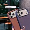 For iPhone 17 Pro Case Compatible with MagSafe Polyester + TPU Phone Cover with Metal Buttons