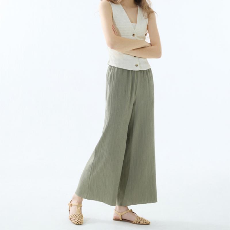 Baiyu Women S Crinkle Summer pantS 4 Set Ncww