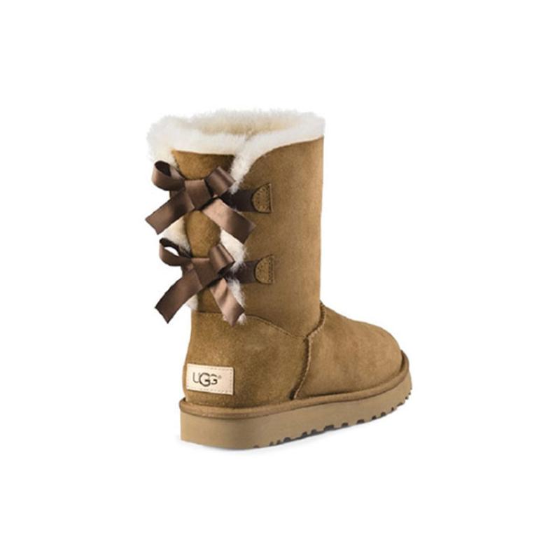 UGG Mini Bailey Bow Ii Boty S Fleecovou Podšívkou Dámské Tenisky 1016225-CHE