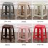 HUIHUADU Thickened Plastic Stripe Breathable Dining Stool