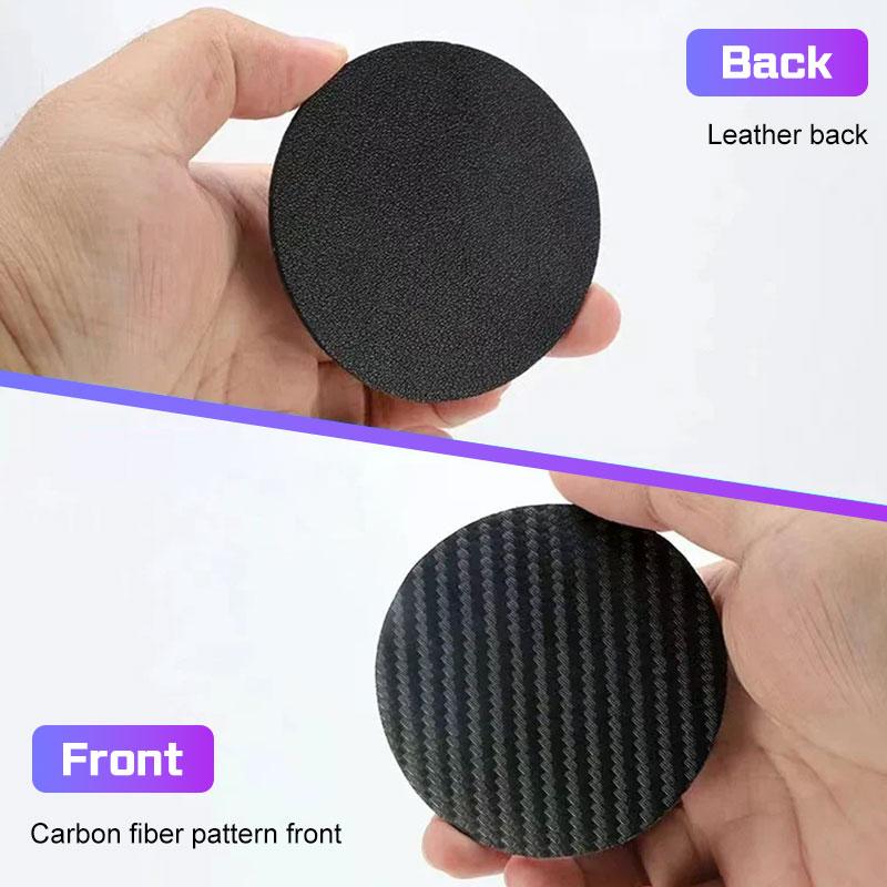 Carbon Fiber Car Coaster Mat For Haval Jolion F7 H6 F7x H2 H3 H5 H8 H9 4 M6 F5 F9 H2S Water Cup Holder Anti Slip Pad Accessories