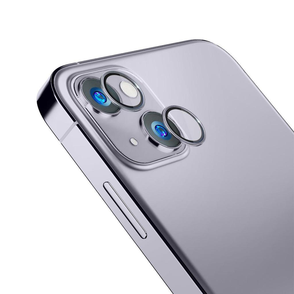 Ochrona na obiektyw do iPhone 14 Plus 3MK Fioletowa