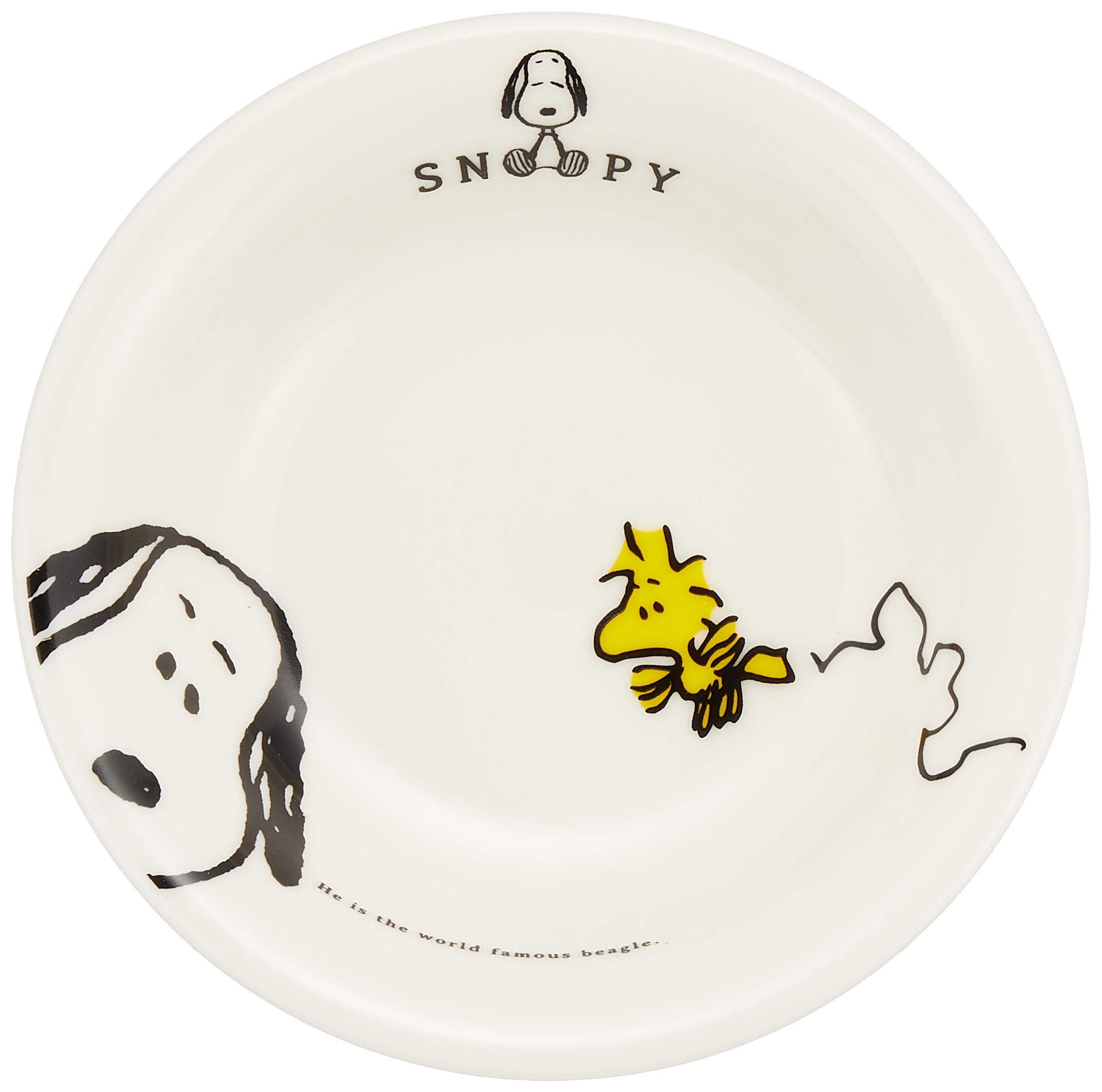 

Snoopy Joy Fruit Plate Diameter 15cm White 606132 Peanuts (Deep Plate) белый