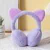 Korean Style Sequin Cat Ear Plush Winter Ear Muffs for Kids