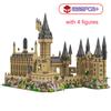 Latest Magic Castle Micro Construction Blocks Light Up Street View Architecture Creative Moc Model Kit Kids Christmas Birthday Gifts