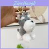 Porte-clés en peluche Schnauzer Adorable Mignon Chien Animal en peluche Charme de sac