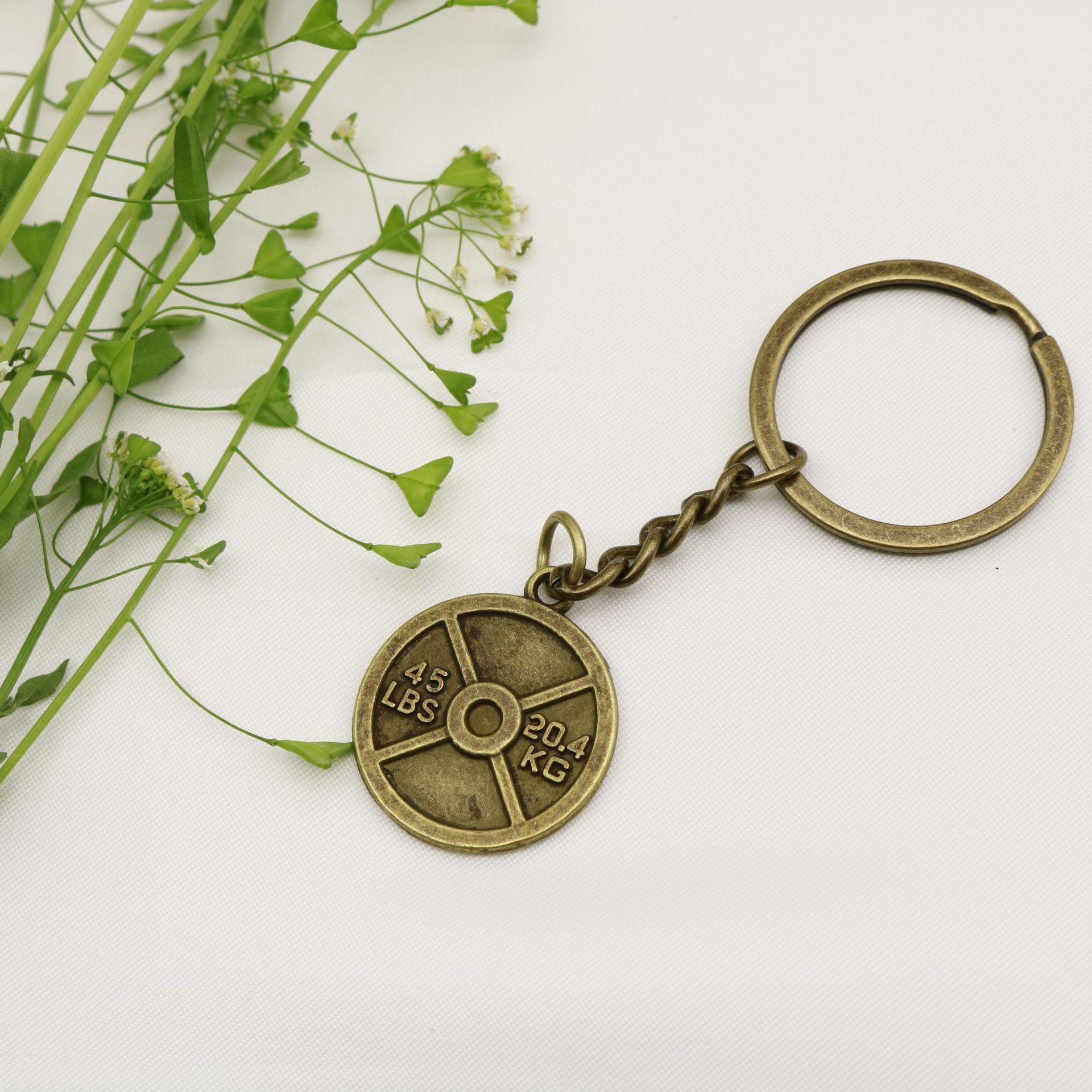 Xiyin Popular Simple Keychain Pendant with Counterweight бронзовый