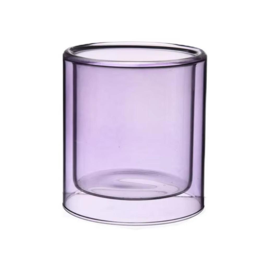 Klares Glas Tasse Teelichthalter für DIY Kerzen Aromatherapie Herstellung Geburtstagsfeier Hochzeit Weihnachtsdekorationen