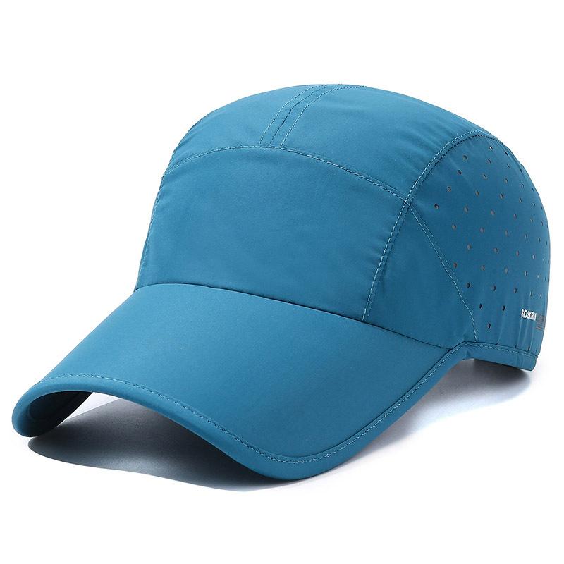 Outdoor Sport Quick Dry Waterproof Breathable Baseball Cap Summer For Men Women Fashion Adjustable Snapback Thin Sun Shade Hat