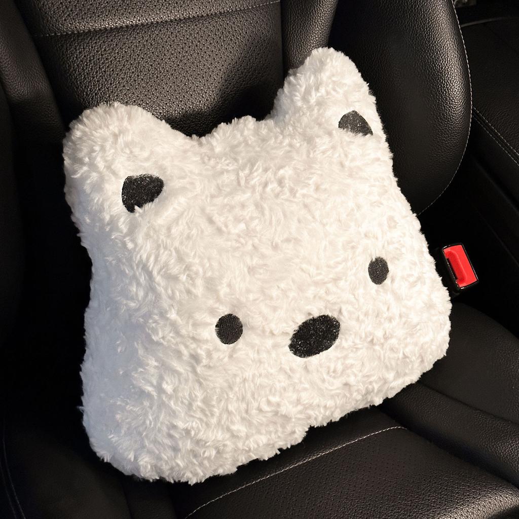 Car Seat Cushions Winter Plush Thick Car Seat Cushions Cute Cartoon Car Interior Products