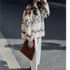 Gentle Jacquard Sweater with Thick Round Neck Knit Niche Retro Design Top