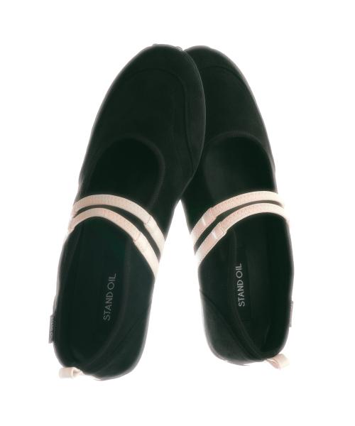 [Stand Oil] Strap Mary Jane Sneakers ST25SU001A Black Combi (St25Su001A-Bkc)-230