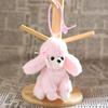 1Pcs Super Soft Cute Dog Pendant Kawaii Cartoon Poodle Keychain Plush Toy Kids Dogs Lovers Birthday Gift Bag Decoration
