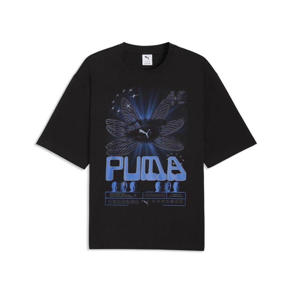 PuMa M Графическая спортивная футболка Boxy Tee 636799 01bk S