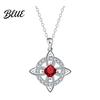 Ancient Symbolism Jewelry Celtic Knot Necklace Witches Birthstone Sparkling Symbol
