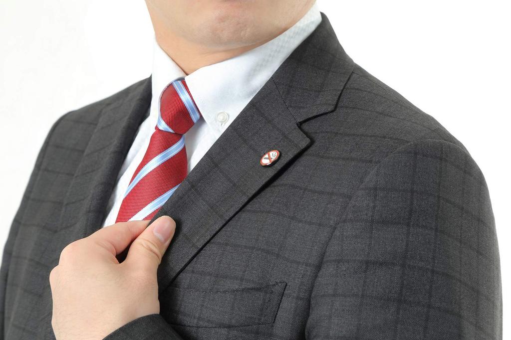 Don Flyee Rökning Förbjuden Märke Nål, Enkel Design, Fjärilsfäste, Legering, Accessoar, Gåva för Rökavvänjningskampanjer och Medvetenhet, C0055