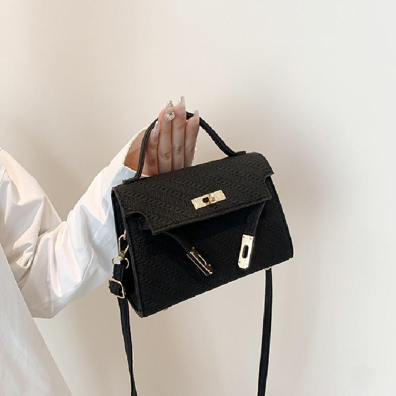 Trendy Commuter Bag Small Square Pu Leather Handbag For Spring Summer 2024