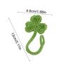 Creative Knitted Crochet Leaf Sprout Data Cable Straps Cute Headphone Accessory