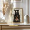 Goddess Heidr Wall Arts, Norse Goddess of Magic Posters Prints, Viking Witch Canvas Painting, Gothic Posters, Home Decor Unframe