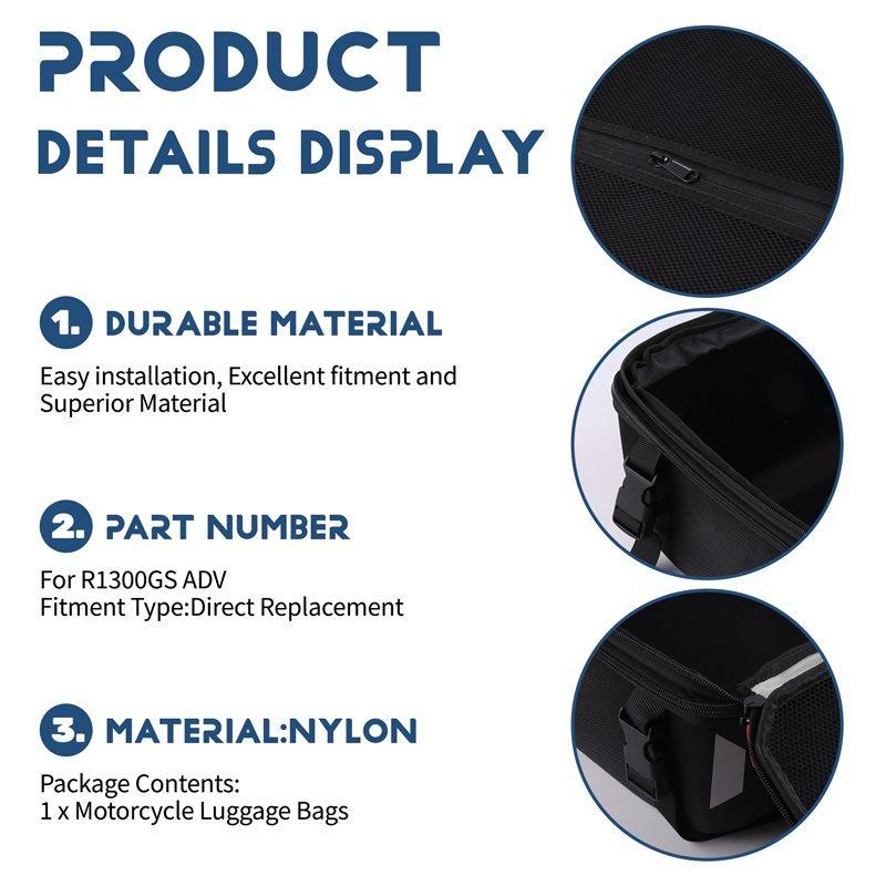 Motorcycle Luggage Bags Additional Bags For BMW GS 1300 R 1300 GS Adventure 2024 2025 2026 R1300GS ADV Top Pack