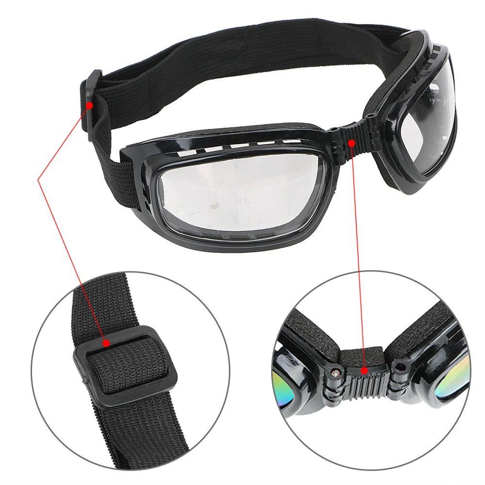 Foldable Cycling Glasses Vintage Motorcycle Glasses Sports Goggles Snowboard Goggles  Riding