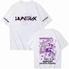 Pattern T-shirt suitable for both men and women, comfortable and breathable round neck short sleeved top, street fashion hip-hop clothing