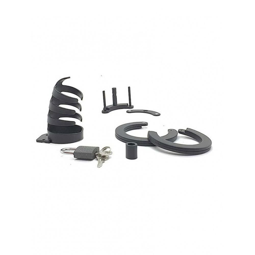 Classic Steel Chastity Lock & Cock Cage-100% Waterproof Customizable Stainless Steel BDSM Device
