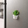 3D Refrigerator Magnet Mini Cloud Magnet, Note Balloon Potted Cactus Decorative Magnets Fridge for Whiteboard Locker Door Magnetic Holders