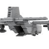 MOC-32872 C-130 Maßstab 1:125 Transportflugzeug Modellbausteine Kriegsausrüstung Modulare Technologie Geschenk Feiertag Zusammenbau Spielzeug