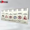 Stainless Steel Folding A-Frame Caution Sign