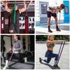 Hot Selling Yoga Fitness Resistance Band Tension Band Tension Rope Suspension Elastic Rope Strength Training Belt Tpe Material