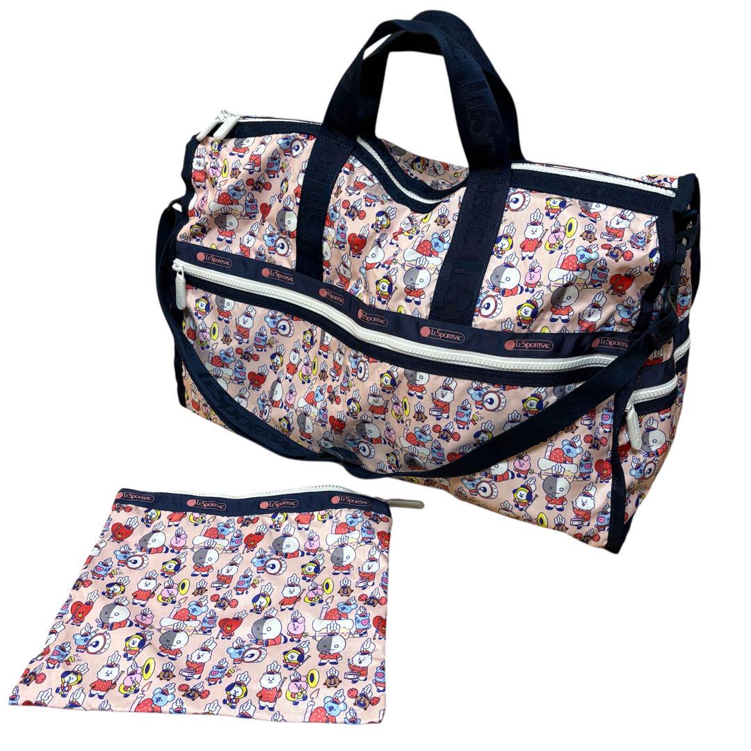 

[USED] LeSportsac BT21 Boston Bag with BTS Pouch, Large