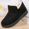 New Root Cotton Slippers Women's Winter Fluffy Shoes Piled Thickened Non-slip Snow Boots