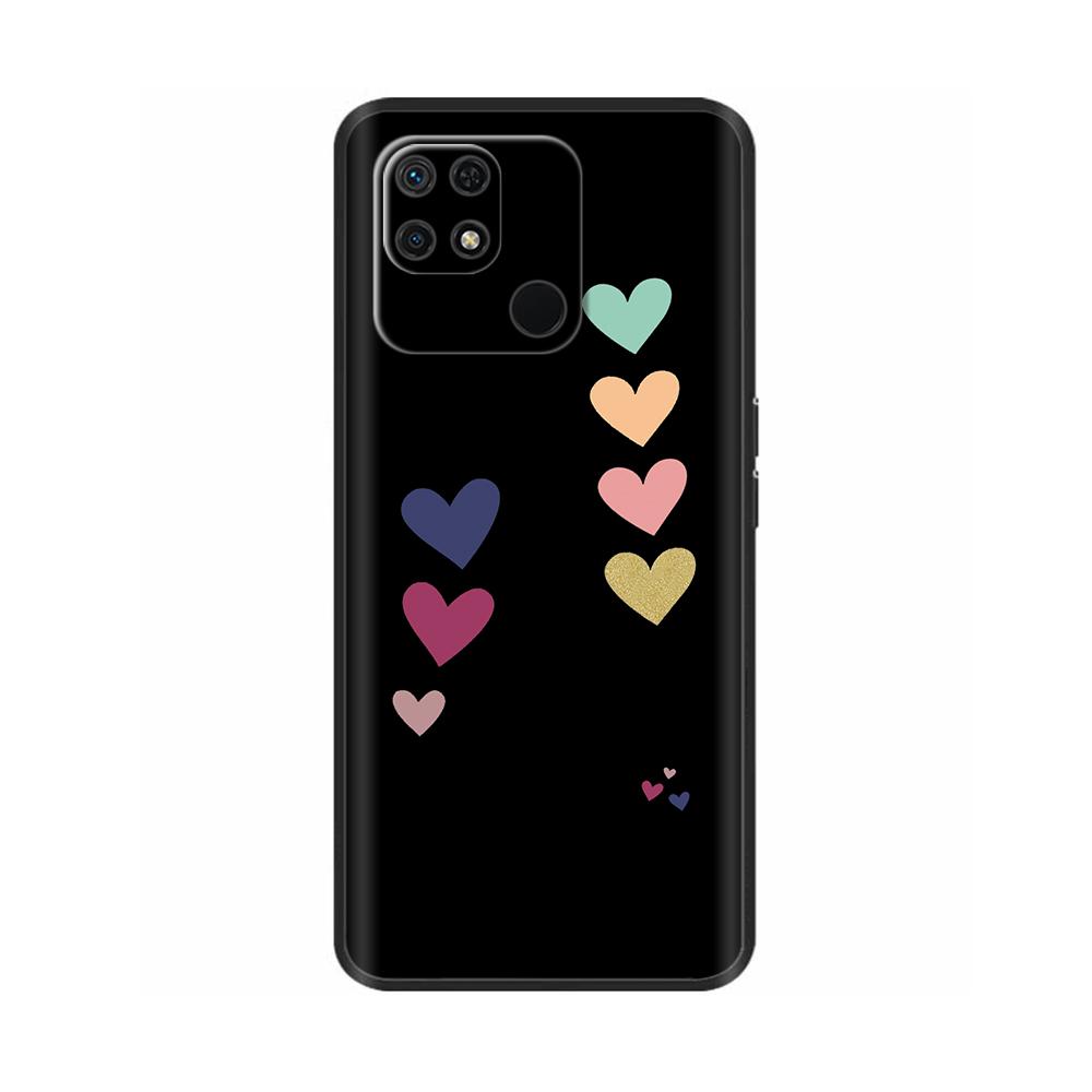 Cover For Xiaomi Redmi 10C Case For Redmi 10C Capas Phone Case Soft Black Silicone Bumper Back Case For Redmi 10C Fundas 6.71"