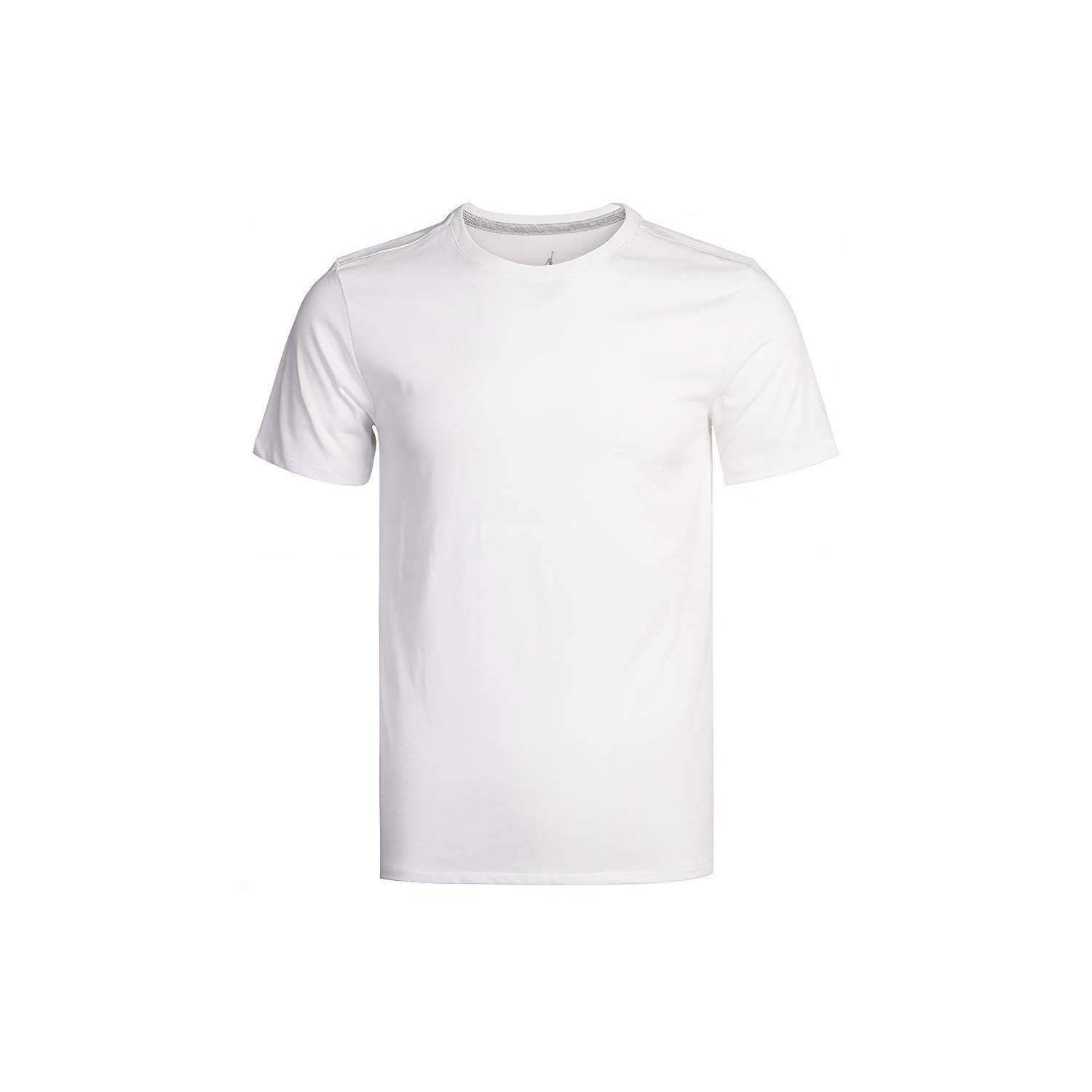 Air Jordan Blank Tee White Men s 743037-100 XXS