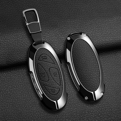 Estuche de Cuero de Aleación para Llave de Coche Cubierta de Llave Para Hyundai IONIQ 6 Nuevo Grand Prix GN7 Para Nuevo Kona SX2 Protector de Coche Llavero Accesorios