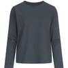Shop   Women S baSic Slip Semi Crop Daily Long Sleeve T ShirT Pink Dai wSh 1153