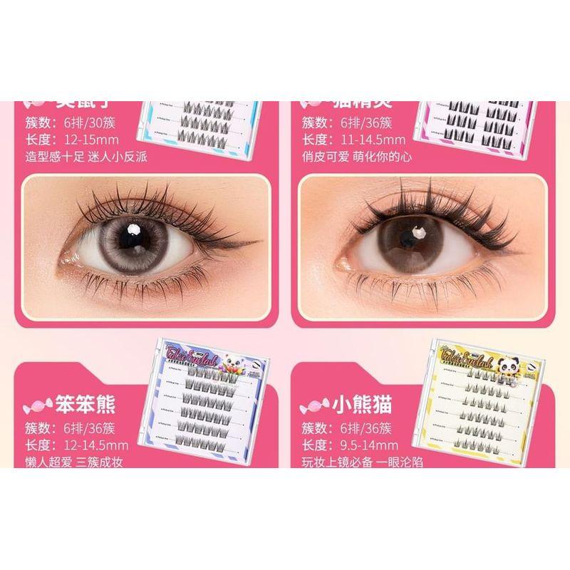 Jesireca - Glue-free Multipack False Eyelashes Cluster (Various Designs)