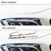 1Pcs Car Front Head Light Eyebrow 3D Sticker Decorator Sport Design For Buick Lacrosse Avenir Envision Angkola Electra Anthem Cascada Avista Riviera