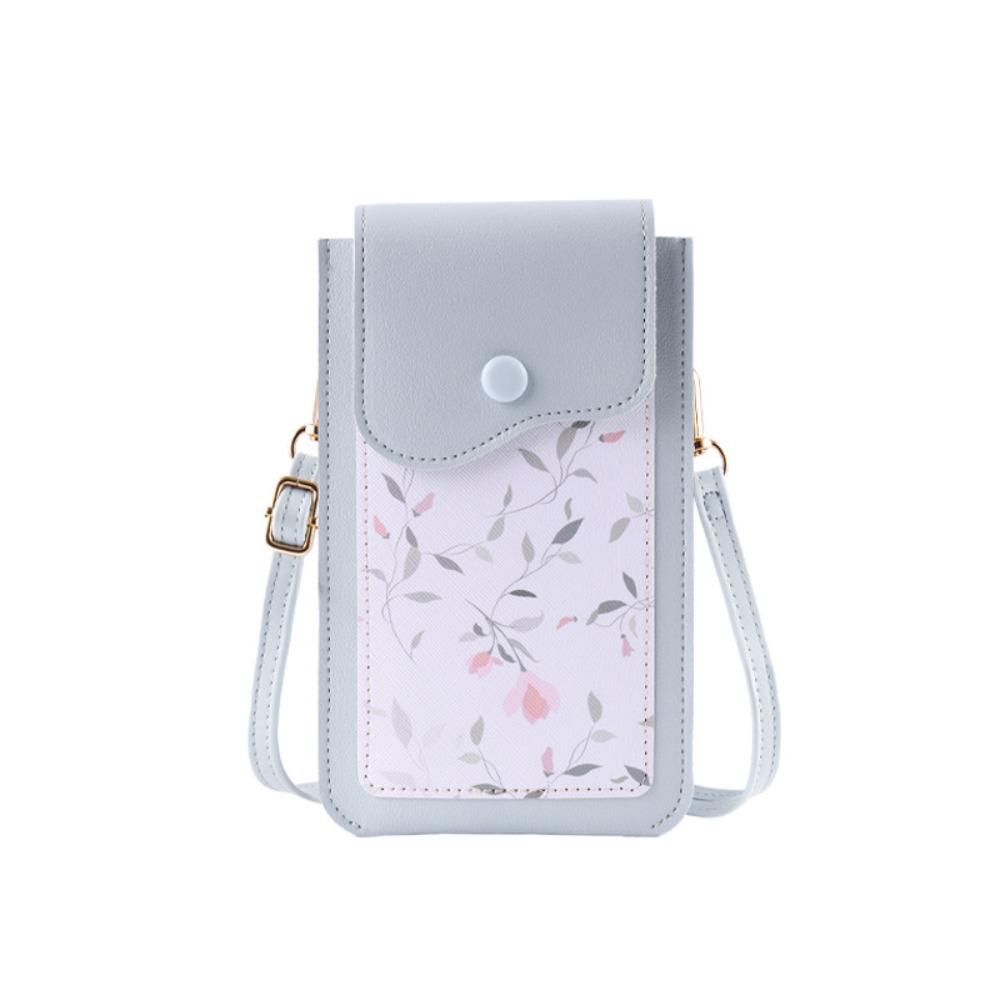 

Crossbody Phone Bag Spring Flower Cell Phone Purse Mobile Phone Carry синий
